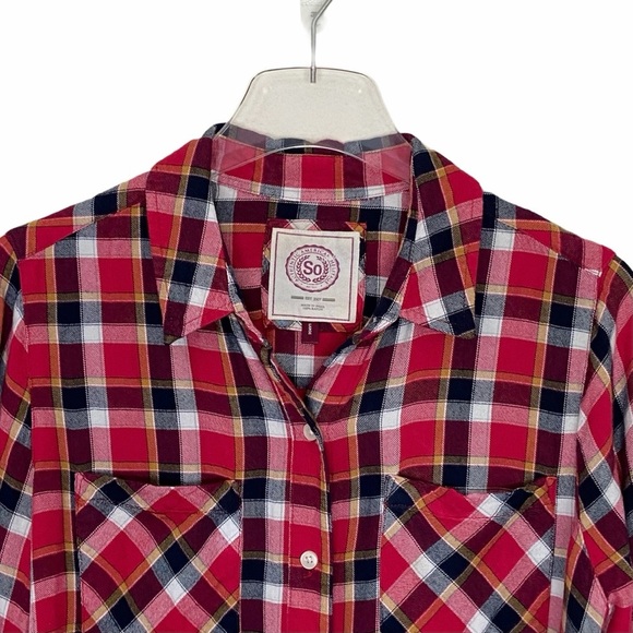 SO AUTHENTIC AMERICAN HERITAGE Red Casual Shirt L - Picture 4 of 11